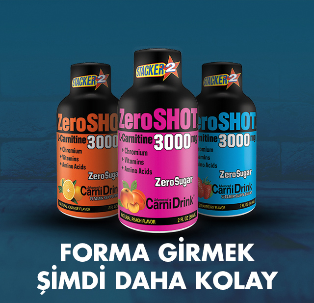 zero shot l carnitine Zero Shot 60 mL 3000Mg L-Carnitine 12 Pieces main image 1